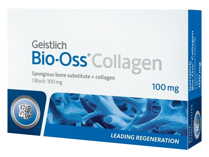 Костный материал Bio-Oss Сollagen (0.25-1 мм) 100 мг, Geistlich (Швейцария)