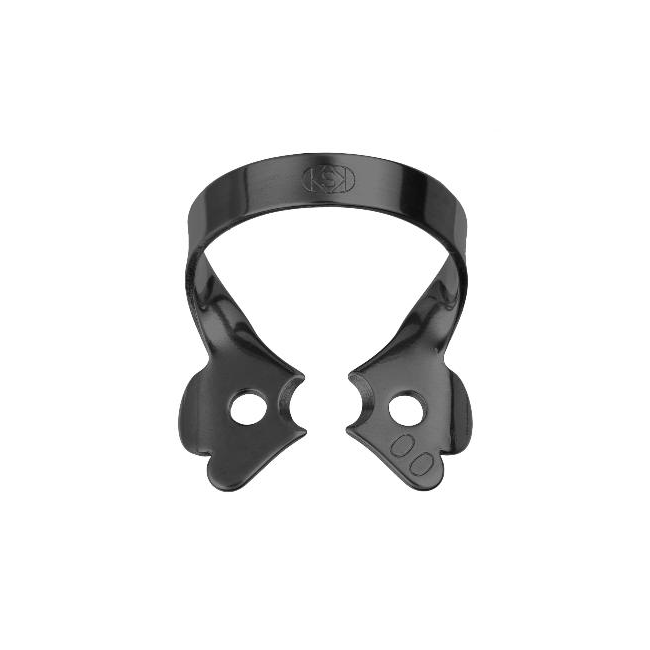 Кламмер для раббердама №00 Black с черным оксидным покрытием | Dentech Corporation (Япония)