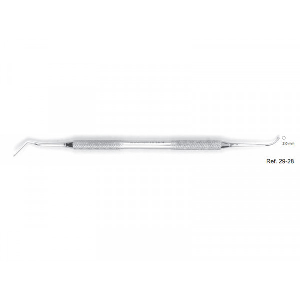Гладилка дистальная комбинированная с шаровидным штопфером, 2,0 мм