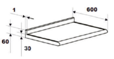 Столешница из нержавеющей стали