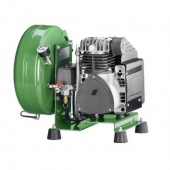 KD 109 B - безмасляный компрессор для одной стоматологической установки, без осушителя, c кожухом, с ресивером 9 л (60 л/мин) | Diplomat Dental (Словакия)