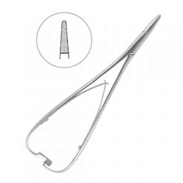 Иглодержатель хирургический Mathieu, 17см, HLW Dental Instruments (Германия)