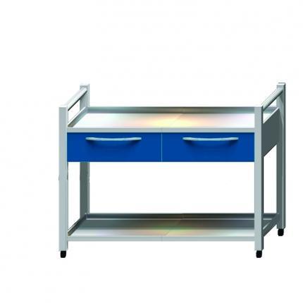 Т-02 Тележка с 2 полками и 2 ящиками