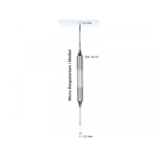 Распатор, ручка DELUXE, диаметр 10 мм, 3,5-3,5 мм., HLW Dental Instruments (Германия)