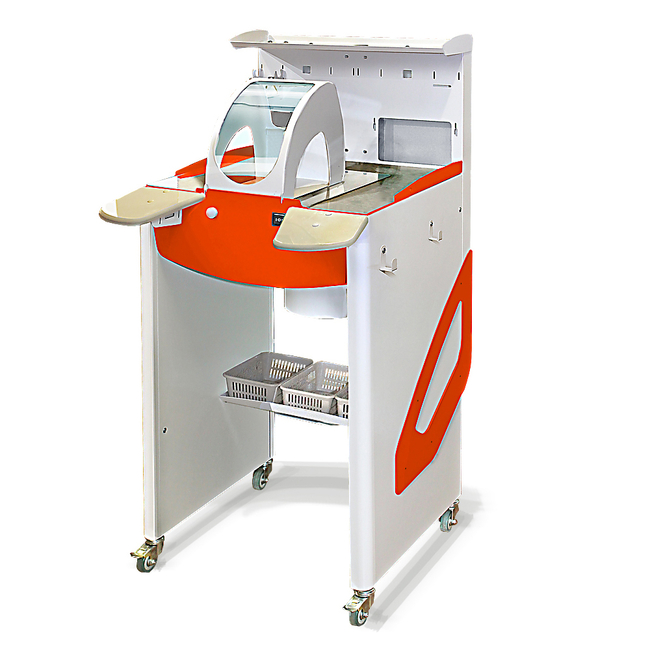 СЗТ 3.1 ДРИМ - мобильное рабочее место со встроенной вытяжкой и частично закрытой рабочей зоной | Аверон (Россия)