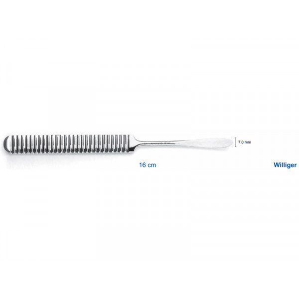 Распатор Williger, 16 см, 7,0 мм., HLW Dental Instruments (Германия)
