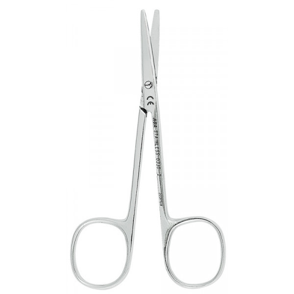 Ножницы хирургические препаровочные N2 изогнутые по плоскости, 11,5 см., Asa Dental (Италия)