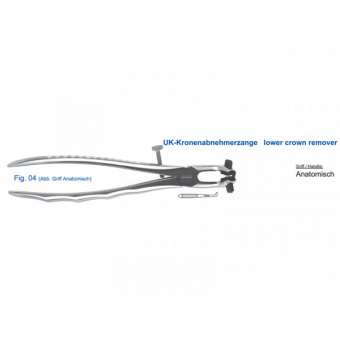 Щипцы для удаления нижних коронок, HLW Dental Instruments (Германия)