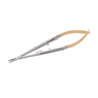Иглодержатель Castoviejo с твердосплавными вставками, прямой, 140 мм | YDM (Япония)