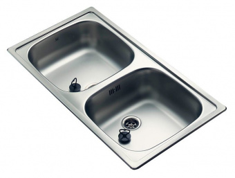 Мойка двойная М-4 из нержавеющей стали