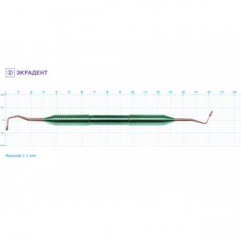 07-19 - гладилка фиссурная "плагер" 1,6/1,6, Экрадент (Россия)